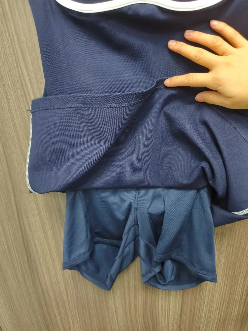 ALO Yoga Summer☀️Streamlined Navy/Ivory M Dress NWT Sports,Tennis,Travel,Daily👙 - Picture 4 of 9